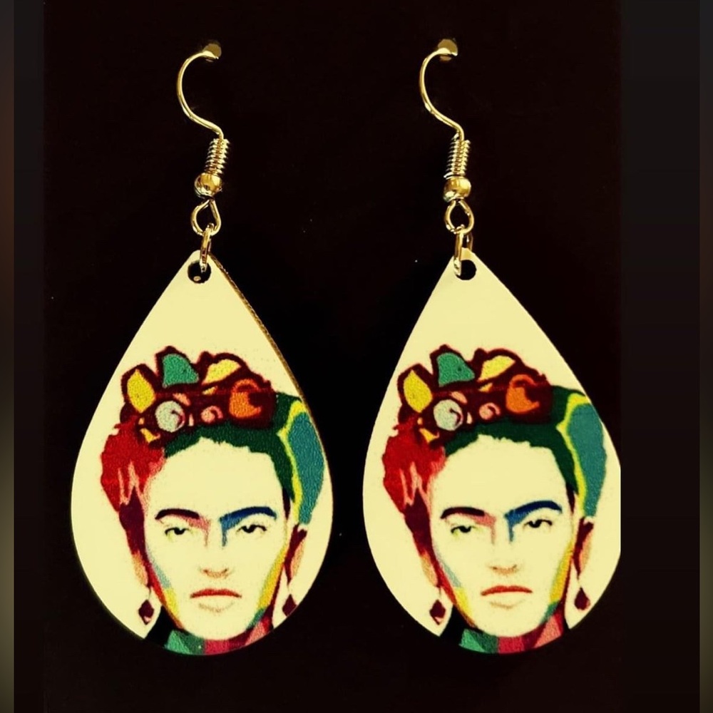 New Frida Kahlo Homemade Earrings
